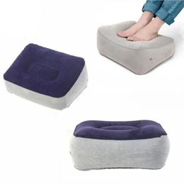 Repose-pieds gonflable Portable utile, oreiller de voyage, avion, Train, lit pour enfants, coussin de repose-pieds en PVC pour voyage, voiture de Massage