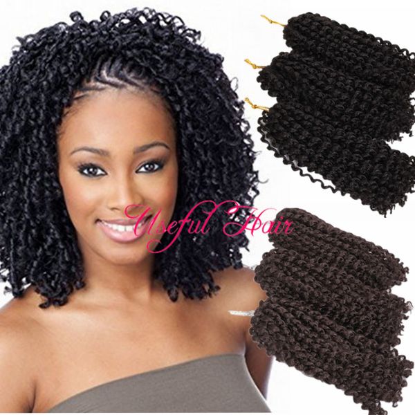 utile mali bob # 27 ombre extension de cheveux brun blond couleur MALIBOB 8INCH MARLYBOB KINKY CURLY HAIR crochet tresses extensions de cheveux SYNTHETIC BARIDING