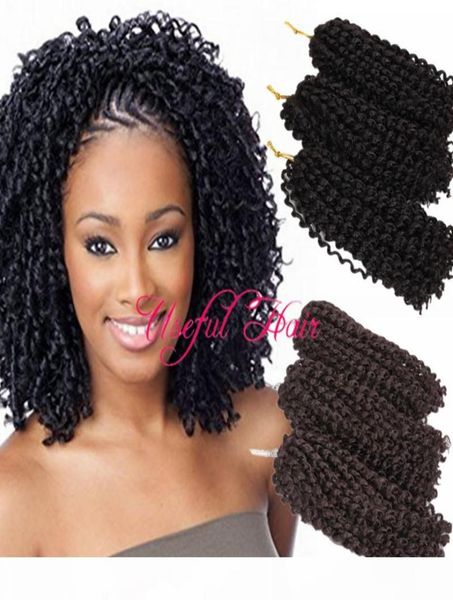 utile mali bob 27 ombre brun blond couleur MALIBOB 8INCH MARLYBOB KINKY CURLY HAIR crochet tresses extensions de cheveux SYNTHÉTIQUE BARI4326173