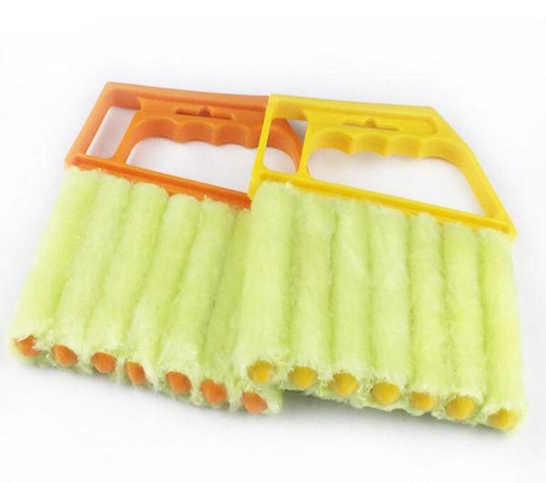 Brosse de nettoyage de vitres en microfibre utile, nettoyeur de plumeau de climatiseur avec brosse de store vénitien lavable, nettoyeur de nettoyage 3028889