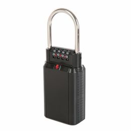 Serrure de sécurité secrète utile, boîte de rangement de clés, organisateur de serrures à clé en alliage de Zinc avec combinaison de 4 chiffres, crochet de mot de passe Secret Safe258e