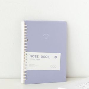 Handige student notitieboek Stationery Losse bladrefilleerbaar los blad A5 Spiral Binder Journal Recording