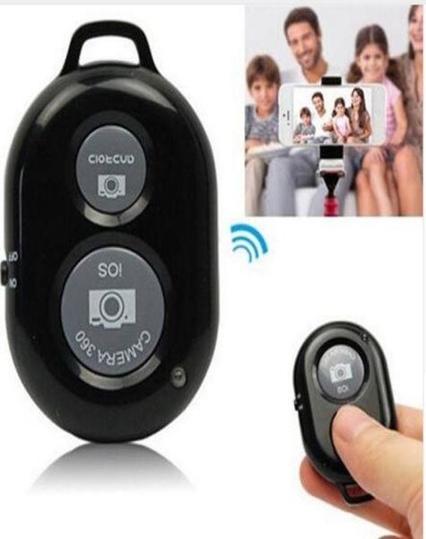 Útil inalámbrico Bluetooth Selftimer Shutter Release Camera Controlador remoto para iPhone 5 6 para Samsung Smart Android Phone PO7291317