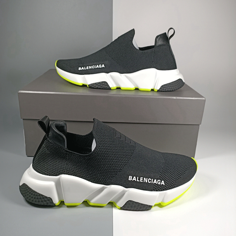 

top quality low cut designers handmade shoes for mens and womens Elastic textiles balencaigas sneakers slipper with box,dust bags, With box and dust bags