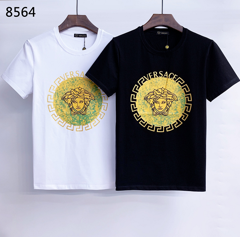 

M-3XL Designers High Quality TOPS TEES Women's men's sweat T-Shirts Embroidery hoodies versae pants bags polos clothingtv92, Black