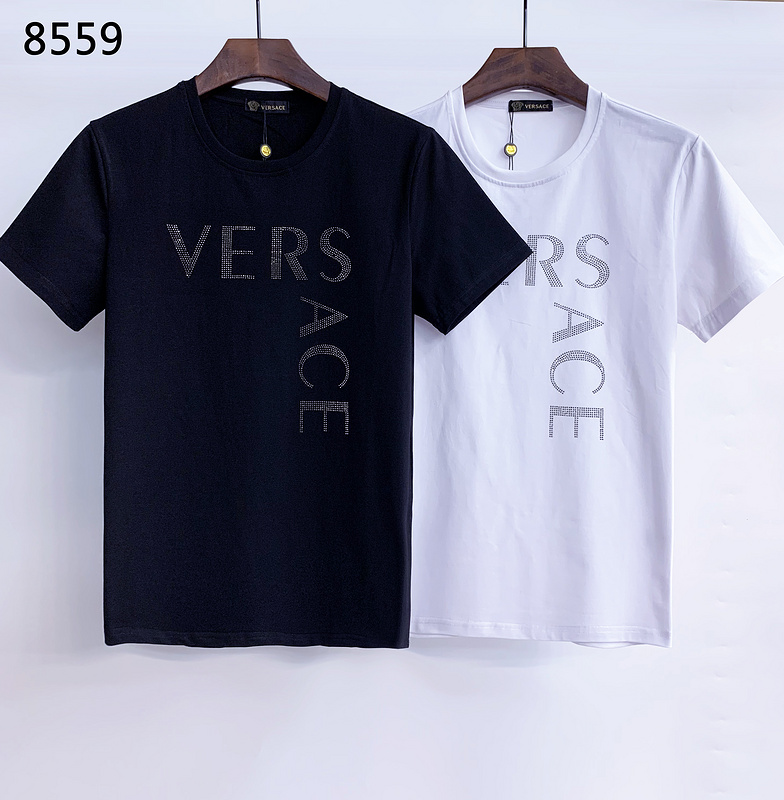 

men's and women's versage TOPS high quality T-Shirts Embroidery hoodies pants polos TEES vercace versae Shirt apparelvs70