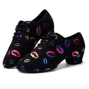 USHine BD47 Nieuwe kleuren lippen sneakers leraar training schoenen Ballroom Latin Fitness Ballet Dance Shoes Woman 2010173544090