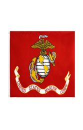 USMC United States Marine Corps Flag Direct Factory Whole 3X5FTS 90X150CM Banner en polyester pour décoration intérieure en plein air2245401