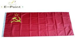Flag en URSS Communiste Union soviétique Bannière Hammer 35ft 90cm150cm Polyester bannière décoration volant Home Garden Flag4510819
