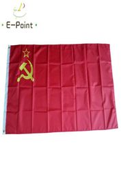 Flag de l'URSS Banner de marteau de l'Union soviétique communiste 35ft 90cm150cm Polyester Banner Decoration Flying Home Garden Flag6231288