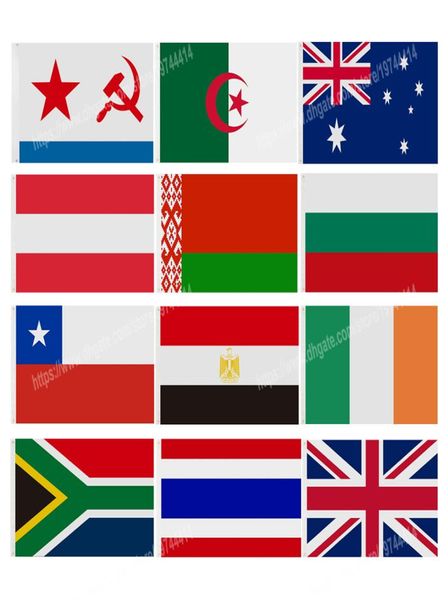 URSS Navy Chile Afrique du Sud Autriche Bidaruss Banner de polyester national Banner National Polyester 90150CM Partout dans le monde peut B8781965