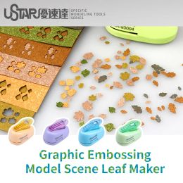 Ustar UA-93001 ~ 04 Grafische embossing Model Scène Bladmaker Model Building Tool voor militair model Hobby Diy Accessoires