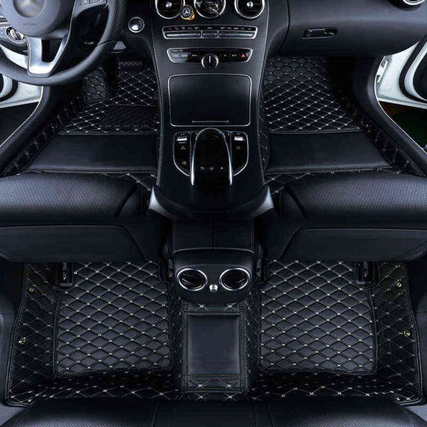 Alfombrilla personalizada para el suelo del coche para Mercedes C-CLASS C180 C200 C230 C240 C250 C280 C300 CL200 CL500 CL550 CLA 40 alfombras W220311