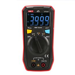 UT123T digitale mini multimeter tester Auto DC AC voltmeter frequentiecapaciteit ohm meter meetinstrumenten