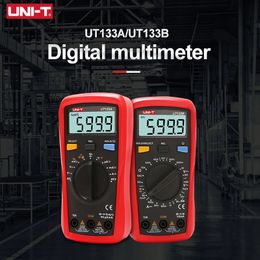 Multímetro Digital profesional UT133A UT133B, probador de voltaje CA CC, voltímetro, amperímetro, medidor de capacitancia de frecuencia