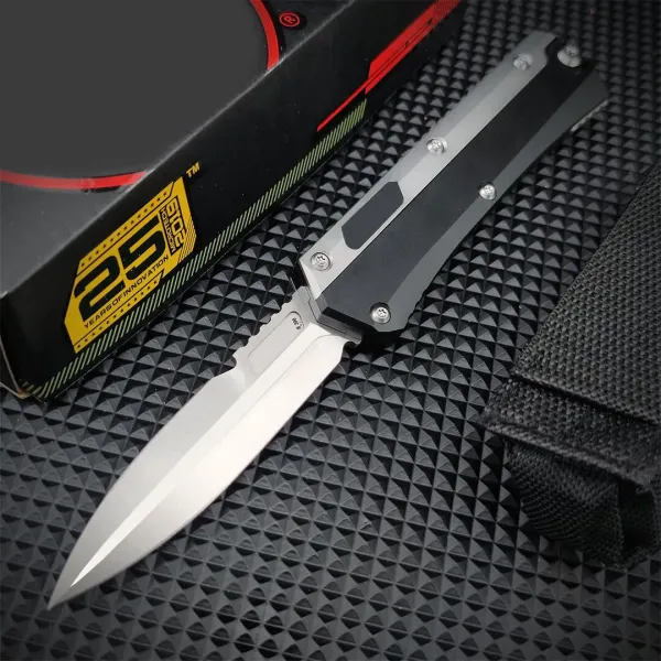 UT184-10S Signature Series Glykon Knife M390 AUTO Navajas de bolsillo Campamento al aire libre Caza Táctica Herramientas EDC automáticas BM42 3300 3310 3400