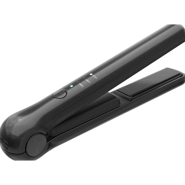 Utenzi Coilless Hair Saiderener Irons - USB Rechargeable Portable Fert Fert with Safety Lok, 3 niveaux de température, les cheveux 2-en-1 et le boucleur, chauffage rapide (20s)