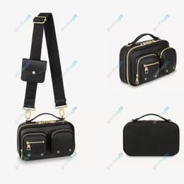 Utility Crossbody Handtassen Designer Camera Bags Luxe vrouwen Mensenger Bag Mode echt leer M0N0Grammen Lady Multi Autes M80446 M80450 18x11x10cm