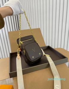 UTILIDAD TELÉFONO BOLSILLO Diseñador Mujer Bolso de lujo Moda Casual El nuevo 11 Muti-función Crossbody Hombro Bolsas de mensajero Mini bolsas de cuero Monedero dhgate