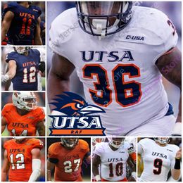 UTSA Roadrunners Official NCAA Football Jersey - Authentic Team Gear, divers numéros de noms de joueurs
