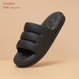 UTUNE Mute EVA Sofa Slide Dikke Zool Zachte Indoor Slipper Antislip Sandalen Mannen Zomer Platform Dames Schoenen Bad Sandalen Huis Slippers Antislip Schoenen Dorm Schoenen 05