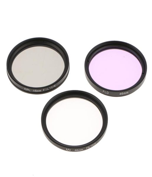 Kit de filtre d'objectif professionnel UV CPL FLD et pochette de transport pour lentilles de caméra DSLR 46 mm 49 mm 52 mm 55 mm 58 mm 62 mm 67 mm 72 mm 77mm 82mm 47853014