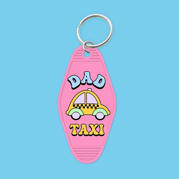 UV DTF Motel Keychain Decals UV DTF Stickers Transferts Imprimer Bundle pour les chaînes de clés de l'hôtel Décoration Petits décalcomanies Stickers d'emballage étanche