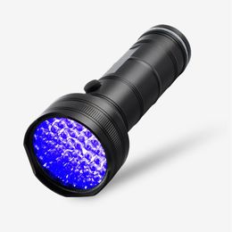 UV zaklamp zwart licht 100 LED 395 nm fakkels ultraviolet blacklight detector hond urine huisdiervlekken en bedwantsen crestech