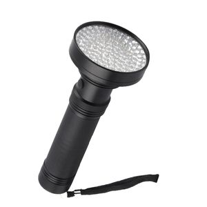 Lampe de poche UV lumière noire 100 LED 395 nM torches détecteur de lumière noire ultraviolette pour les taches d'urine de chien et les punaises de lit crestech168