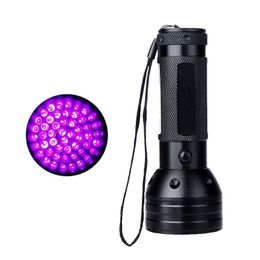 Lampe de poche UV lumière noire torches détection d'urines d'animaux 51 LED Ultraviolet portable chien chat urine détecteur de tapis tache d'animal de compagnie punaise de lit sur tapis sols crestech