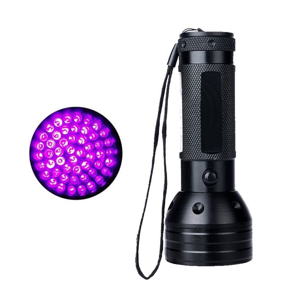 Linterna UV Antorchas de luz negra Detección de orina de mascotas 51 LED Ultravioleta Portátil Perro Gato Orina Detector de alfombras Mancha de mascotas Chinches en alfombras Pisos crestech