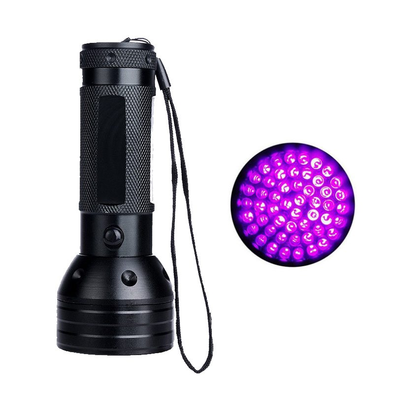 UV-Taschenlampe, Schwarzlicht-Taschenlampen, Haustier-Urin-Erkennung, 51 LEDs, ultraviolett, tragbar, für Hunde und Katzen, Urin, Teppich-Detektor, Haustier-Flecken, Bettwanzen auf Teppichen, Boden oemled