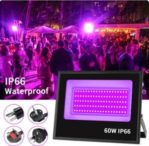 UV LED Black Light Schijnwerpers High Power 30 W 60 W LED BlackLight Schijnwerper IP66 Waterdicht voor Halloween Party Neon Glow