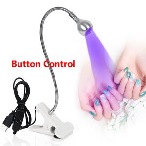 Uv Led Curing Ultraviolet Lights Lampe Uv Led Desk Lamp Mini Uv Gel Curing Light Nail Dryer voor DIY Nail Art voor Cash Medical