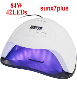 UV LED -nageldroger 245484W GEL Poolhuurlamp met bodemtimer LCD -display Snel droge lamp voor nagels Manicure Tools Cy2005125444938
