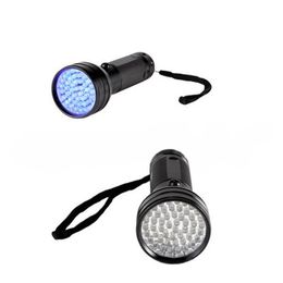 Lámpara de linterna ultravioleta LED UV, 51 LED, 395 nm, luz de antorcha ultravioleta, detector de luz negra para orina de perro, manchas de mascotas y chinches