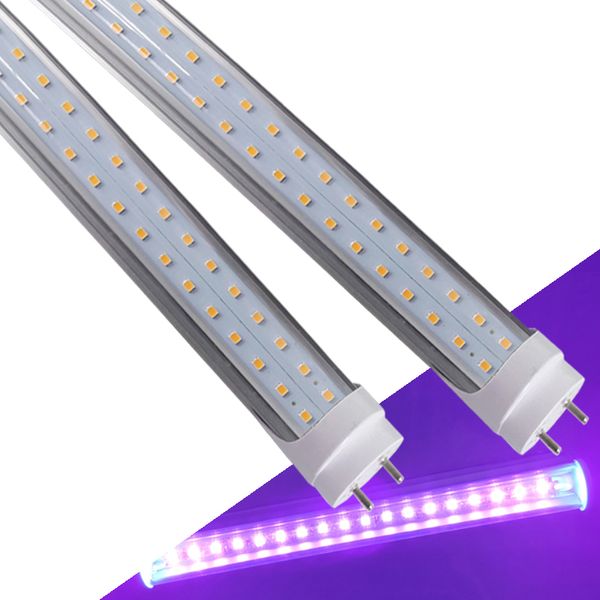 UV LED Ultraviolet UV Lampe Lumières G13 Deux Broches Tube Luminaires Lampe Bar Party Club DJ UV Art Rayons Stérilisateur Colle Lumière Sous-zéro Led UV GEL Durcissement Lampe crestech888