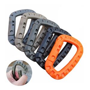 5 stks 8,5 cm Tactische Rugzak Gesp Snelle Tactische Karabijnhaak Plastic Haak D Vorm Mosqueton EDC Uitrusting Voor Outdoor Camping Camping Wandelen Outdoor Gereedschap outdoor