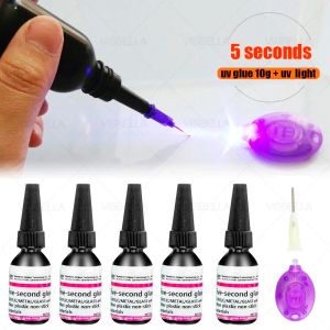 UV Lichtlijm Super Lijm 5 seconden Fix Lijmen Sealer UV Curing Adhesive Bonding Lasing Lijmkit voor glazen metaal