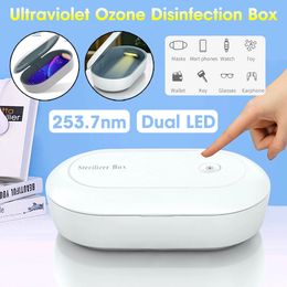 UV luz ultravioleta teléfono esterilizador USB esterilizador caja desinfección caso limpio