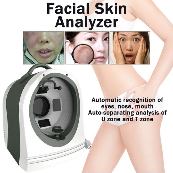 Uv Lights 3D analyseur de peau du visage stylo d'humidité machine détecteur d'humidité de la peau numérique avec écran tactile pour le système de diagnostic de la peau