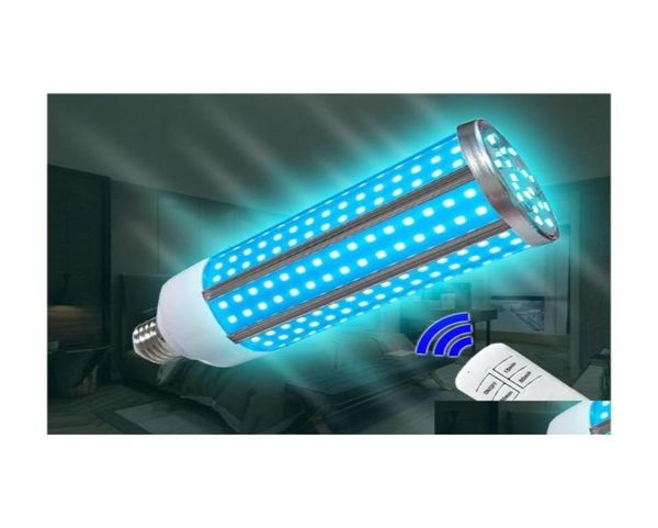 Lampes UV Amazon Traviolet Lampe de désinfection 60W E27 Stérilisation domestique Uvc Maïs Drop Livraison Éclairage Vacances Dhkfv9665783