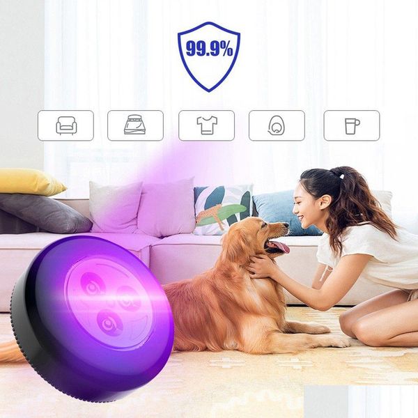 Lumières UV Portable Maison Toilette Voyage Lampe De Poche Tubes De Lumière Traviolette Stérilisateur Uvc Blacklight Led Désinfection Germicide Uv Dro Dhxp1