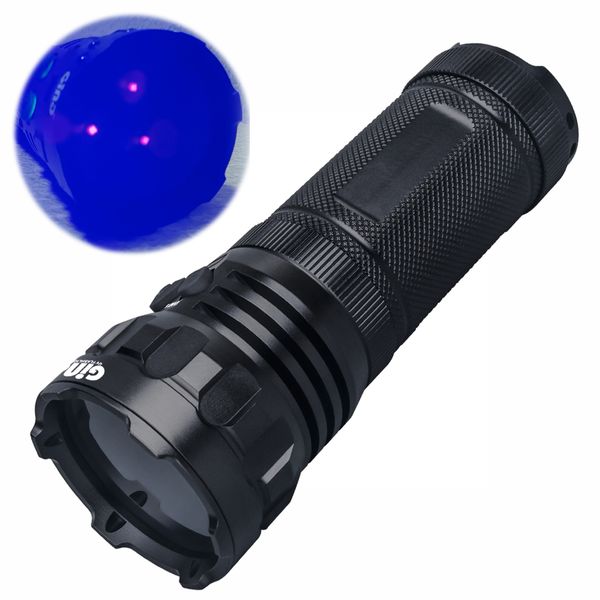 UV M15 365NM UV LIGHTLINE Blacklight High-Power 3 UV Beads Light In 1 Entrada y salida USB Tipo-C Puerto Torca UV para al aire libre, industrial, comercial, hogar, herramienta (Glue, Resin ...)
