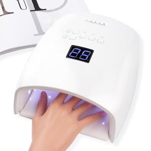 Séchoir à ongles de lampe à ongles UV 48W Lumière LED avec capteur et batterie sans fil lampe de durcissement en vernis chargement 9656272