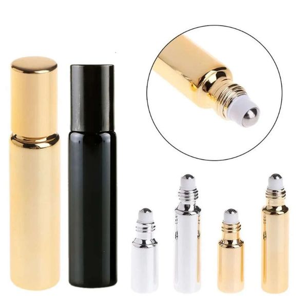 Rouleau à huile UV en gros de balle essentielle voyage vide Mini 5 ml / 10 ml bouteilles de parfum en verre séparés