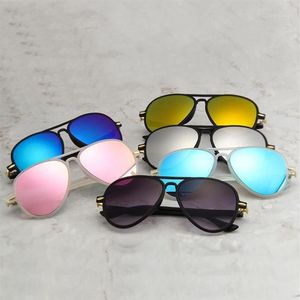 UV-Schutz Kindersonnenbrille Mode Baby Sonnenbrille Pilotensonnenbrille Kinder Outdoor UV-beständige Brille Eyewe311e