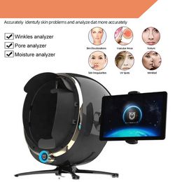 UV+RGB+PL Light Magic Mirror Digital Facial Analysis Scanner 3D Facial Skin Analyzer Vochttestpen voor Maatregelen Zachtheid Vocht Oil403