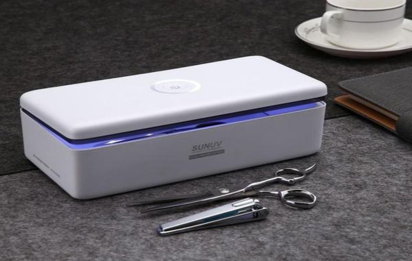 Caja de esterilizador UV, herramientas de belleza, caja de almacenamiento esterilizador S1 S2, caja de desinfección portátil para salón de manicura, herramientas 5683682