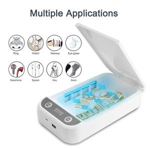 UV Sterilizer Box, USB Opladen Smartphone UV Licht Desinfectie Box voor Telefoon Tandenborstel Make-up Tool Sieraden Huisdier Thuiskantoor Reizen